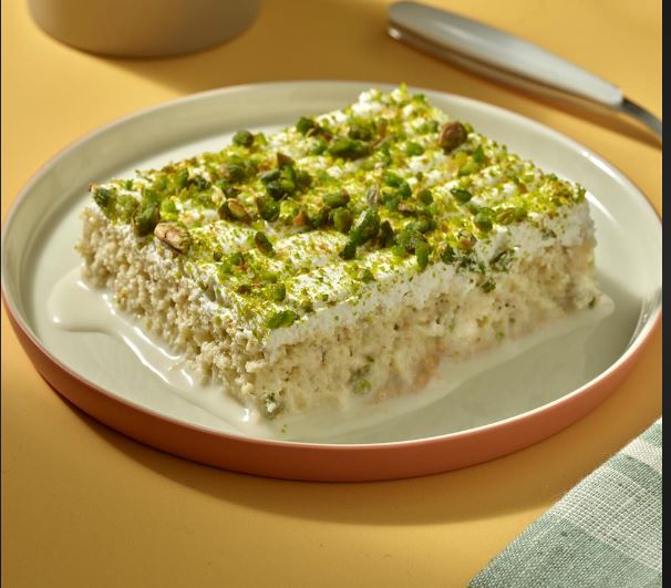 Balkan Style Pistachio Trileche - Tres Leches